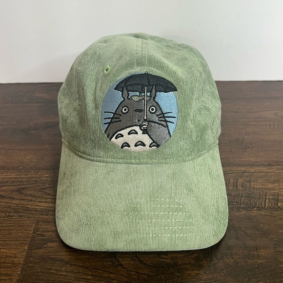 Studio Ghibli Green Hat My Neighbor Totoro Umbrella Dad Cap - Picture 1 of 7